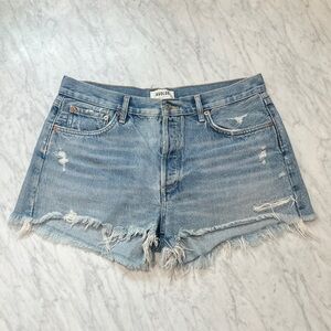 AGOLDE Parker Vintage Denim Cutoffs 30 (8) in Swapmeet